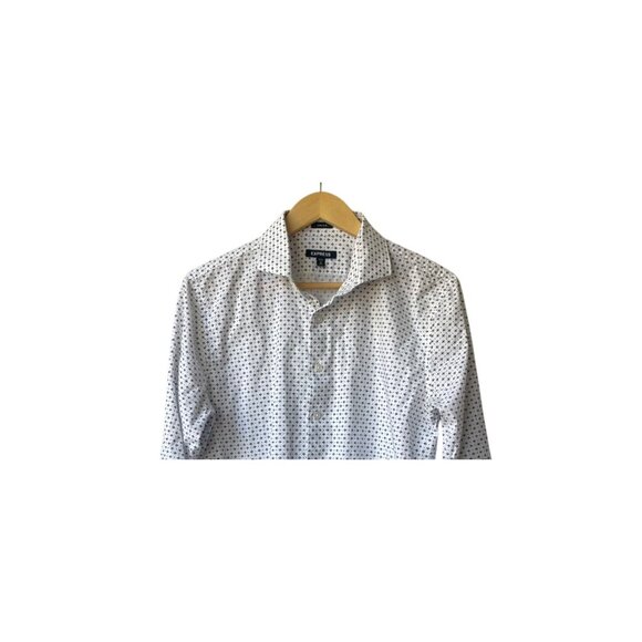 Express Mens Airplane Button Down Shirt Size M Pilot Aviation Novelty RARE - Picture 6 of 9